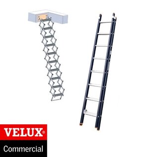 Luikladders en schaartrappen