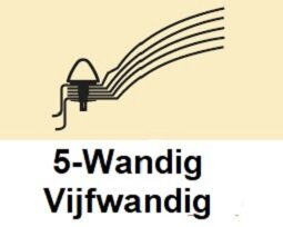 Lichtkoepel vijfwandig