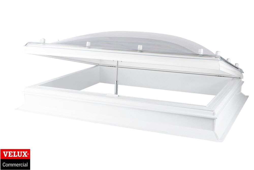 RO16 PVC rechte ventilatie opstand voor lichtkoepel 80x80cm 