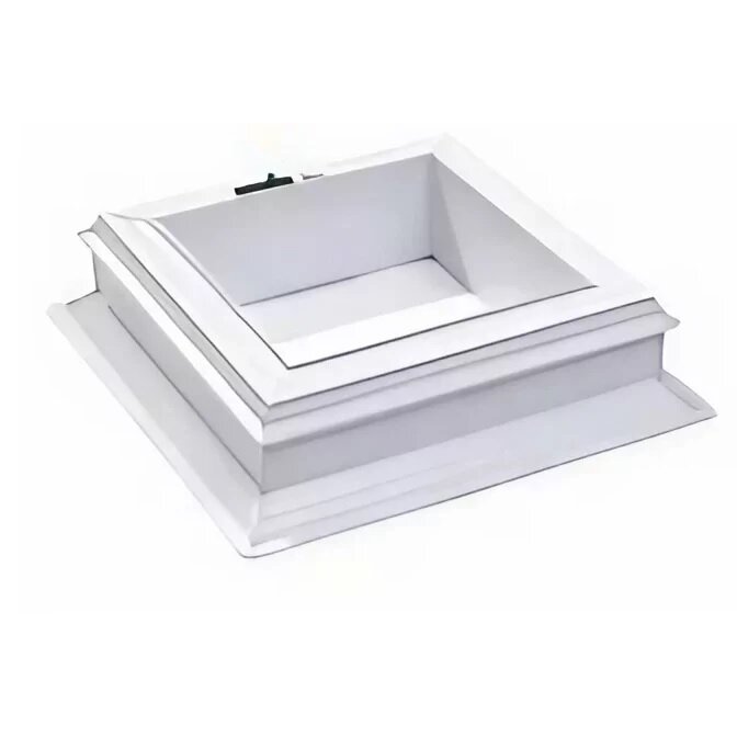 RO16 PVC rechte ventilatie opstand voor lichtkoepel 100x200cm  