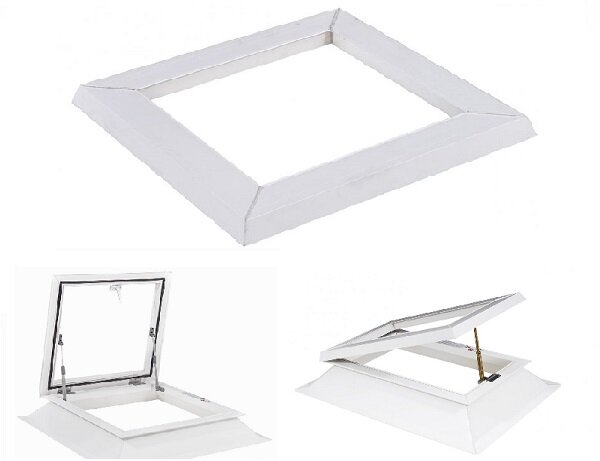 PVC raam voor ventilatie en/of dakluik
