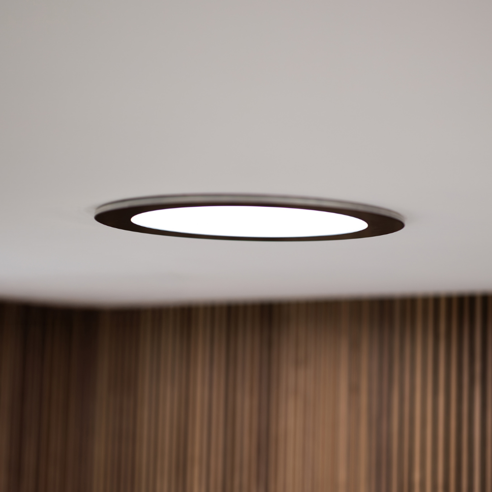 binnenzijde met plafondplaat zwart rond