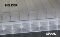 Polycarbonaat kanaalplaat TOP-X5 16mm dik |  105x300cm (BxL)