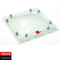 lichtkoepel vierwandig polycarbonaat 100x200cm
