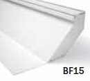 BF15 PVC ge&iuml;soleerde dakopstand voor lichtkoepel 75x75cm