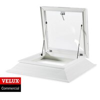 Dakbetreding &eacute;n ventilatie unit met lichtkoepel | 100x100cm 