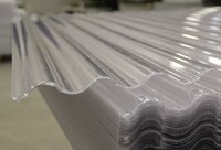 Golfplaat polycarbonaat | 2,5mm dubbelwandig | 76/18 | 244x114cm