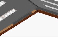 Stabipol polyester golfplaat | 177/51 | zwartgrijs |450 x 110cm
