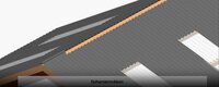 Stabipol polyester golfplaat | 177/51 | zwartgrijs |500 x 110cm