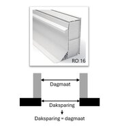 Lichtkoepel als dakbetreding  naar dakterras | 50x100cm 