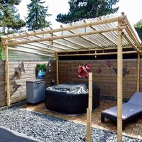 Golfplaat polycarbonaat | slagvast glashelder | 76/18 | 122x126cm