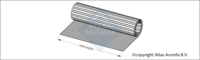 Polyester golfplaat op rol 76/18 &ndash; 100 cm, breedte op maat