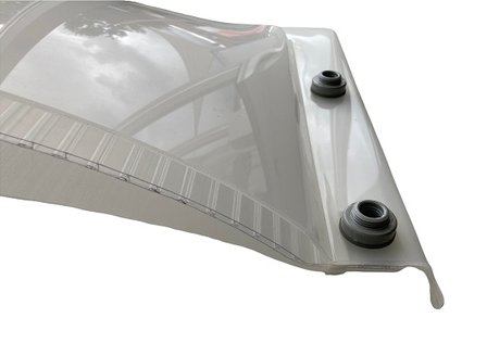 lichtkoepel ISO zeswandig acrylaat dagmaat 75x125cm 