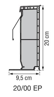 dakbetreding voor daktoegang + lichtkoepel dagmaat 80x180cm