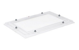 Lichtkoepel 30x80cm ventilatie inclusief opengaande opstand