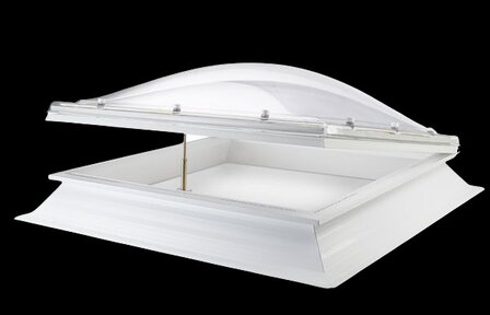 Lichtkoepel 70x70cm inclusief ventilerende dakopstand vanaf: