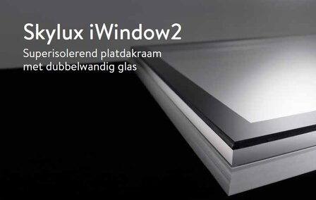 Platdakraam HR++ glas | 40x280cm | vast | 