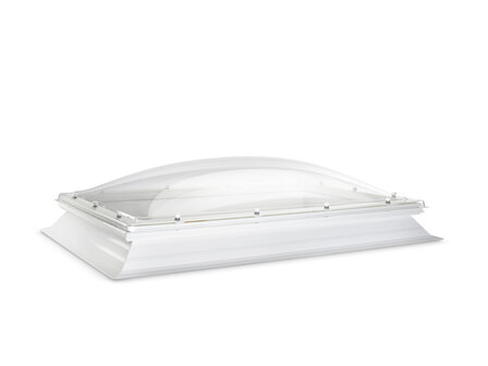 Lichtkoepel dagmaat 80x180cm 4-wandig compleet m&eacute;t dakopstand 