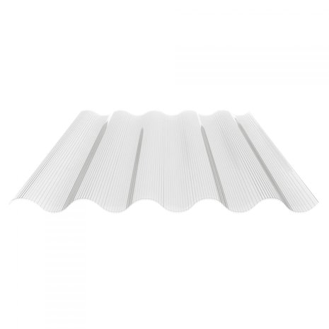 POLYCARBONAAT GOLFPLAAT 3-wandig OPAAL F 177/51 lengte 275cm