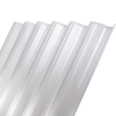 POLYCARBONAAT GOLFPLAAT 3-wandig OPAAL F 177/51 lengte 275cm