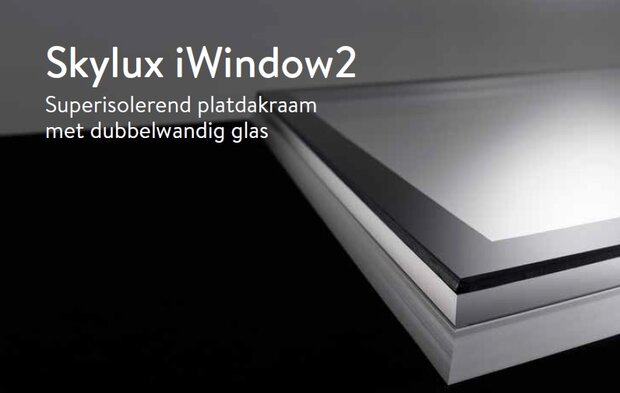 Platdakraam HR++ glas | 100x100cm| vast | extra voordelig