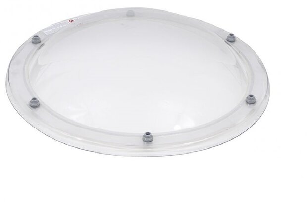 Ronde ISO-koepel / lichtkoepel 6-wandig acrylaat dagmaat 80cm