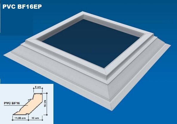 Lichtkoepel dagmaat 75x75cm compleet mét dakopstand vanaf: