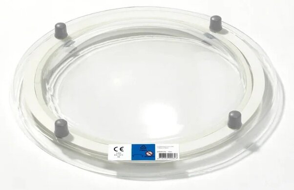 Ronde lichtkoepel 4-wandig acrylaat dagmaat 50cm