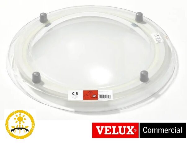 Ronde zonwerende lichtkoepel