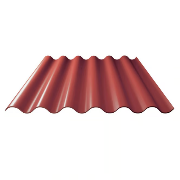 Stabipol polyester golfplaat | 177/51 | rood |500 x 110cm