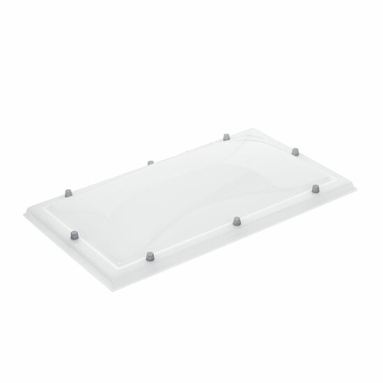lichtkoepel ISO zeswandig polycarbonaat dagmaat 70x100cm 