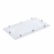 lichtkoepel ISO zeswandig polycarbonaat dagmaat 50x100cm 