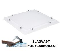 Lichtkoepel polycarbonaat enkelwandig dagmaat 80x280cm