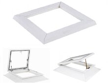 Los raamwerk ventilatie | dakluik voor lichtkoepel 40x70cm