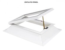 Los raamwerk ventilatie | dakluik voor lichtkoepel 40x70cm