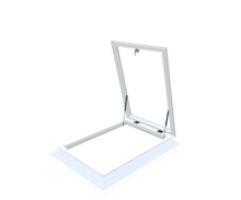 Dakbetreding &eacute;n ventilatie unit met lichtkoepel | 50x100cm