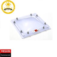 Lichtkoepel zonwerend warmtewerend | 4-wandig | 40x40cm