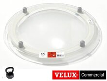 Ronde lichtkoepel polycarbonaat dubbelwandig &Oslash; 40cm