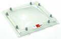 Lichtkoepel polycarbonaat enkelwandig dagmaat 60x60cm