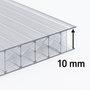 10 mm dikke polycarbonaatplaat met X-structuur
