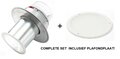 Velux daglichtbuis voor plat dak | 35cm rond | complete set