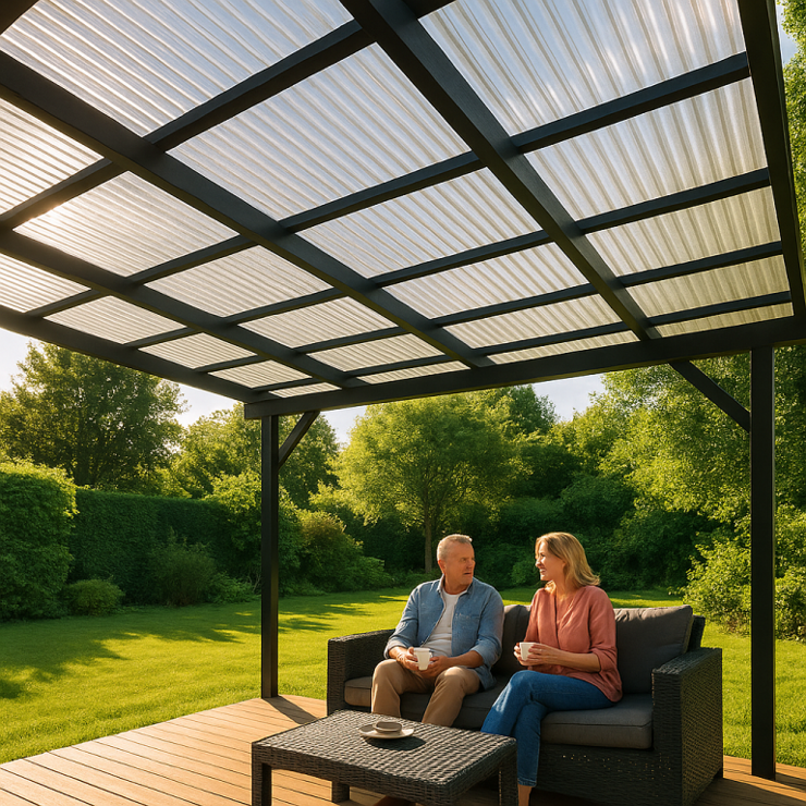 Lichtdoorlatende golfplaten