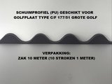 Schuimprofiel golfplaten grote golf 177/51 (10 meter)_