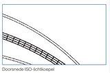 lichtkoepel ISO zeswandig polycarbonaat dagmaat 40x70cm _