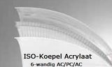 Ronde ISO-koepel / lichtkoepel 6-wandig acrylaat dagmaat 50cm_