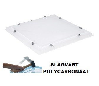 Lichtkoepel polycarbonaat enkelwandig dagmaat 40x70cm